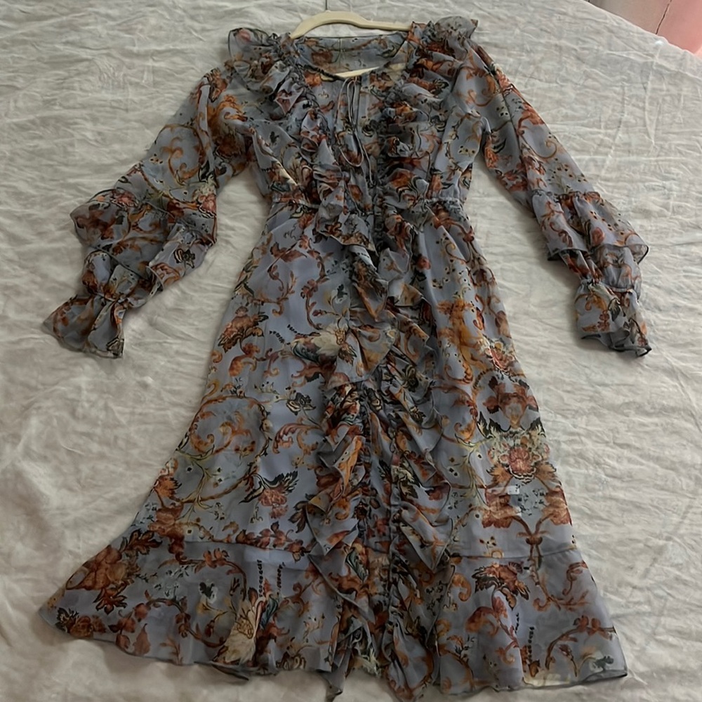 Sheer Lace MIDI Dress